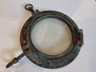 Brass Steamship Porthole Assembly.