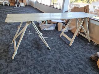 Vintage or Antique Folding Wood Table