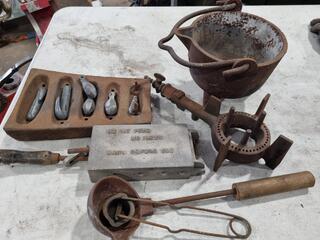 Assorted Metal Melting / Casting Tools