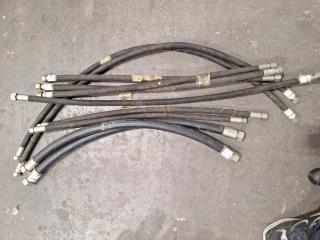 10 x Hydraulic Hoses