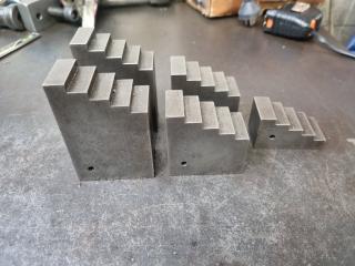 5 x Milling Machine Stepped Parallels