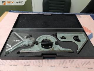 300mm Engineer Protractor Set w/ Case