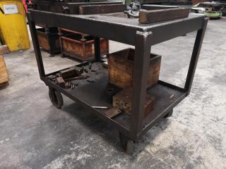 Heavy Steel Workshop Cart Trolley