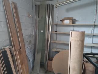 Lot of Steel and Glass Panels