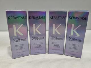 Kerastase Blond Absolu 2% Pure Hyaluronic Acid Serums, 4x 50ml Bottles