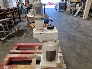 Industrial Agitator Assembly w/ Gearbox & Motor