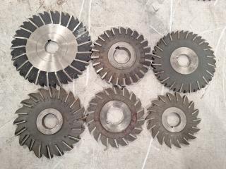 6 x Milling Cutters