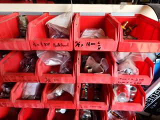 Parts bins with Hydraulic Fittings