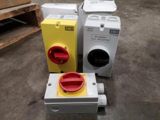 3x Solar Power Main Switch Units