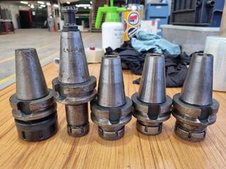 5x BT40 Type Tool Holders.