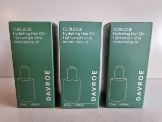 3 Davroe Curlicue Hydrating Hair Oil