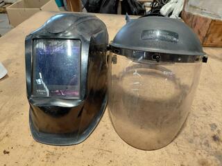 Lincoln Electric Viking 3350 Welding Helmet and Bolle Face Shield