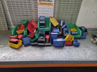 Large Lot of Parts Bins 