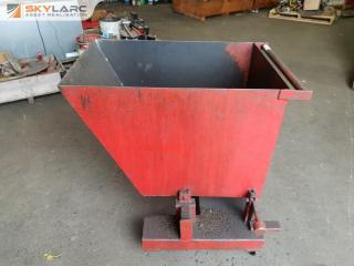 Forklift Tipping Metal Bin