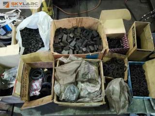 Bulk Lot of Assorted Industrial Rubber Gaskets, Rings, Base Pads