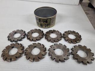Involute Gear Cutter set 16DP