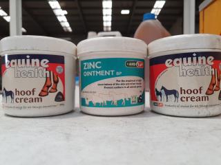 Equine Hoof Cream and Zinc Ointment