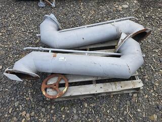 240mm Steel Intake Vents 1.6m Long