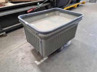 ErgoLift Genie 2500 Mobile Linen Cart With Self Raising Inner Floor