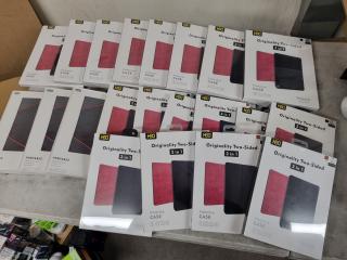 21x 2-Sided Protective Cases for iPads, Bulk Lot