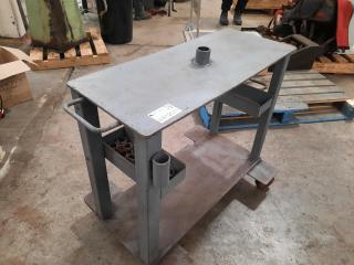 Mobile Heavy Duty Steel Welding Wire Mounting Bench