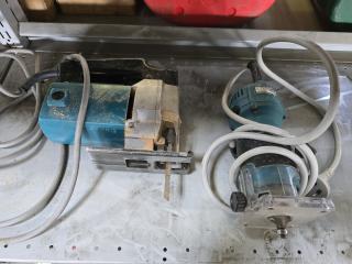 Makita Router and Jigsaw 