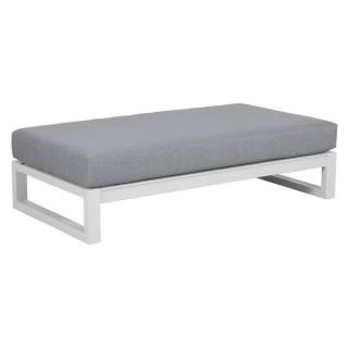 4 Seasons Rio Outdoor Rectangle Ottoman/ Coffee Table - White