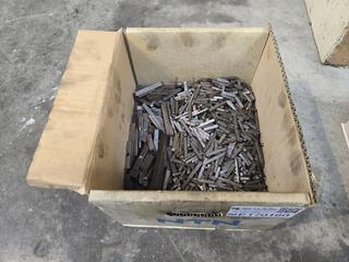 Box of Steel Machine Keys Assorted Sizes