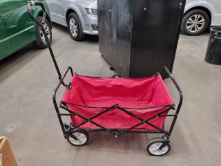 Folding Portable Basket Cart