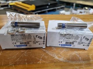 2x Telemecanique Inductive Proximity Sensors XS612B1PAM12