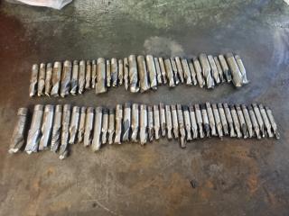 Large Lot of Milling Machine Endmills 