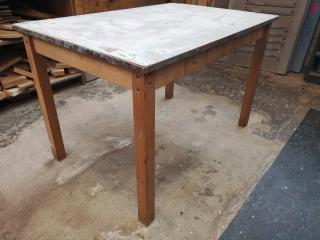 Wooden Workshop Table Workbench