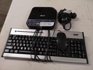 Acer Aspire Revo R3700 Ultra Slim Desktop Computer w/ Keyboard & Mouse