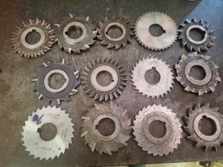 Lot of Milling Machine Blades