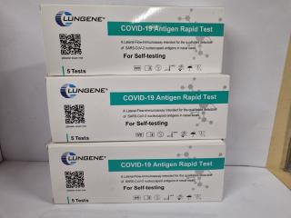 Lungene Covid-19 Antigen Rapid Tests, 15x Tests