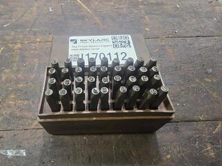 3mm Metal Letter and Number Stamp Punch Set