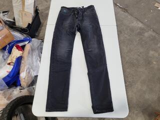 PMJ Cafe Racer Men's Armoured Jeans, Size 36, New