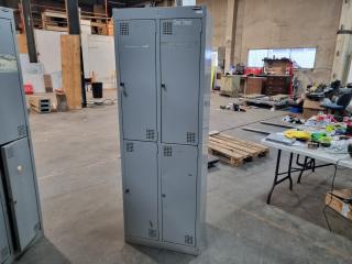 Europlan 4-Compartment Steel Personel Staff Locker 