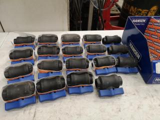 19x Hanson 20mm BSPT Ball Valves