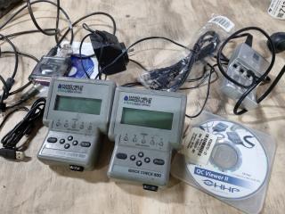 2x Hand Held Products Quick Check 800 Verifiers w/ Accessories