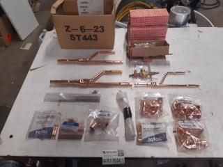 Assortment Of Copper Pipe Jointing