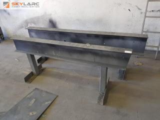 Pair of Steel Workshop Trestles