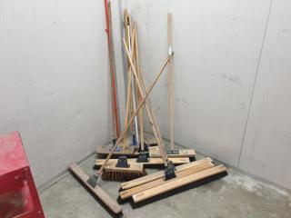 Large Lot of Brooms