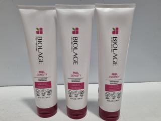 Biolage Professional Full Density Conditioners, 3x Tubes