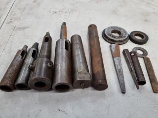 Assorted Morse Taper Drill Adapters & More