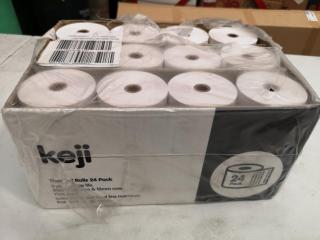 24x Thermal Receipt Printer Paper Rolls