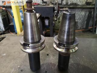 2x Valenite CAT50 End Mill Tool Holders