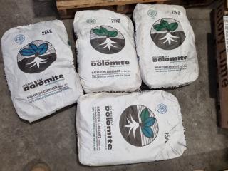 Golden Bay Dolomite Magnesium Carbonate, 4x 25kg Bags