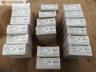 18x Assorted IFM Efector 200 Photoelectric Sensors