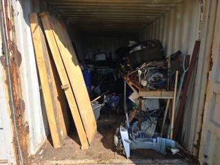 20' Container of Outboard Motor Parts